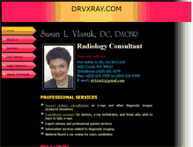 Tablet Screenshot of drvxray.com